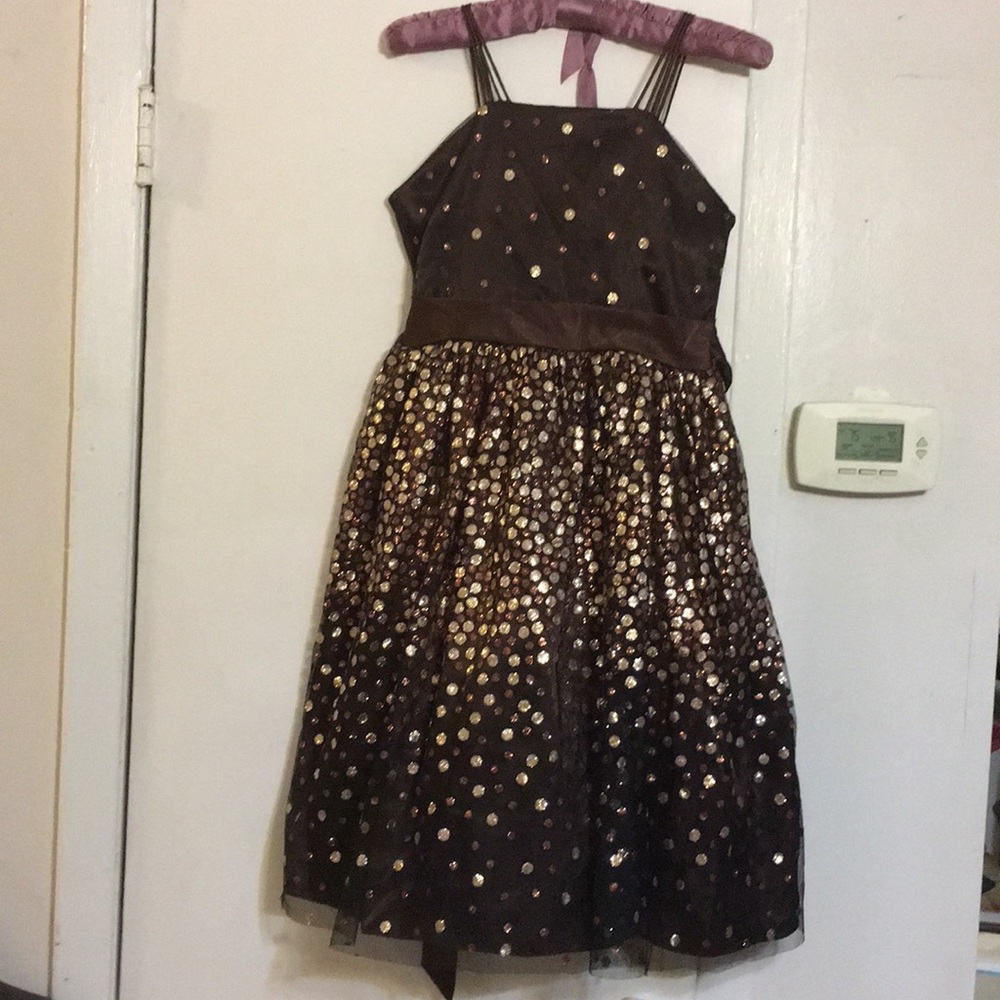 Rare Editions Girl’s Glitter Dressy Dress